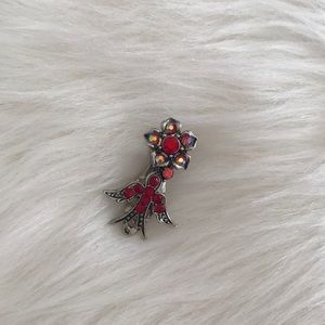 Red jeweled beret